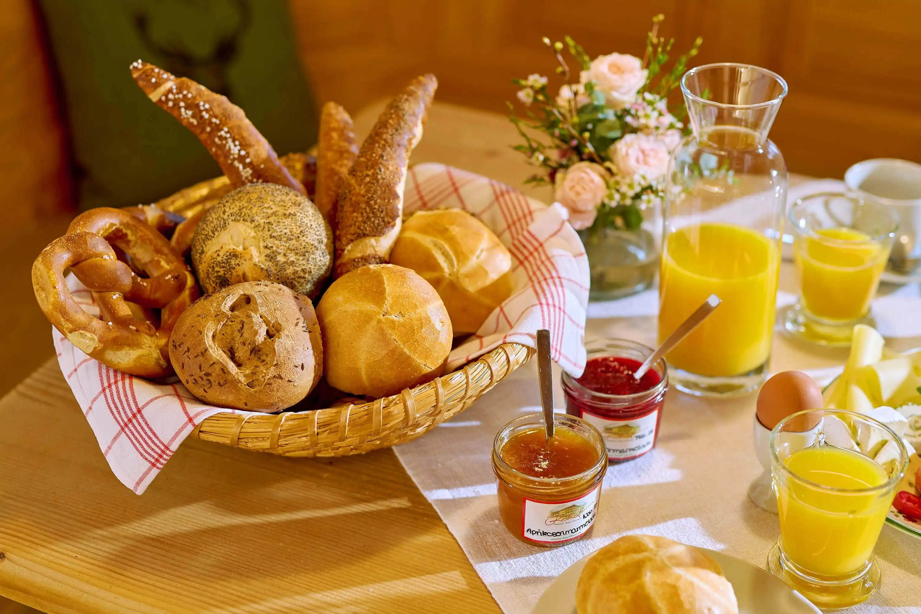 Ein guter Start in den Tag mit dem Frühstück am Köllhof