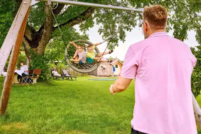 viel Platz und Spielspaß für Kinder im Landurlaub
